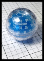 Dice : Dice - 100D - Gamescience Zocchihedron Blue and White Variant - Gen Con Aug 2014